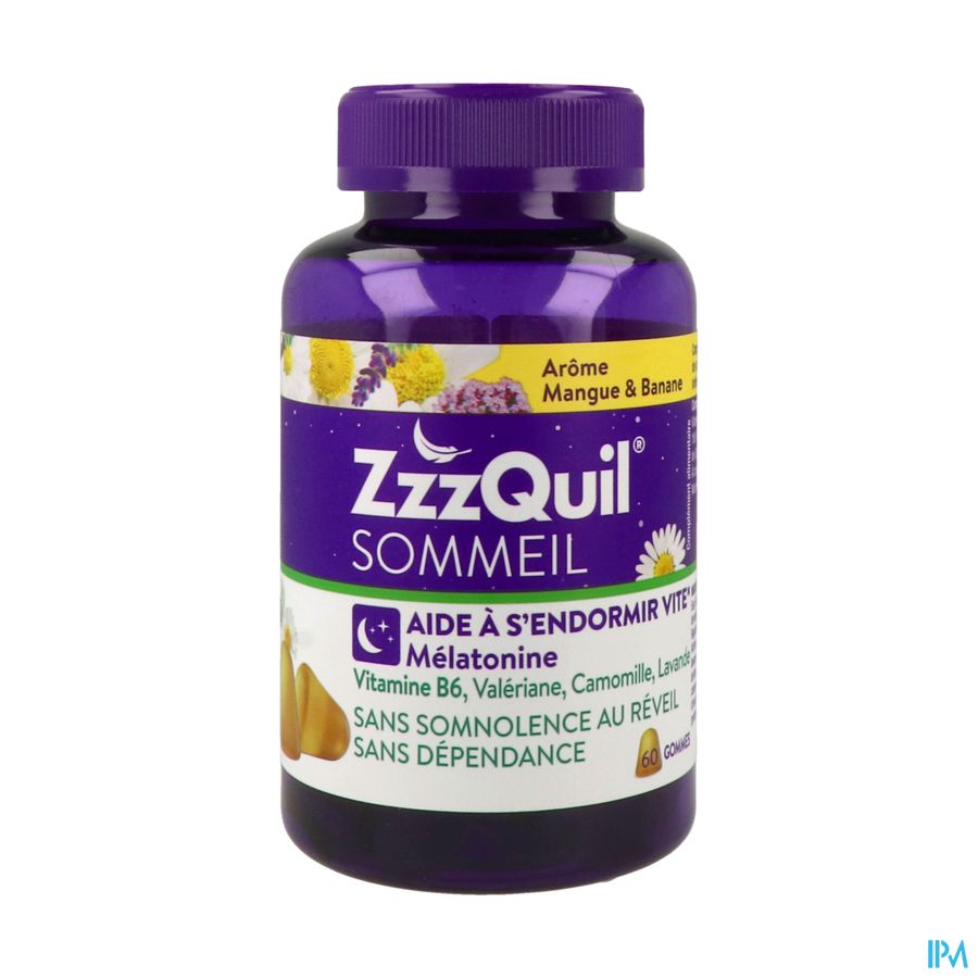 ZZZQUIL SOMMEIL MANG/BANA GOMME 60
