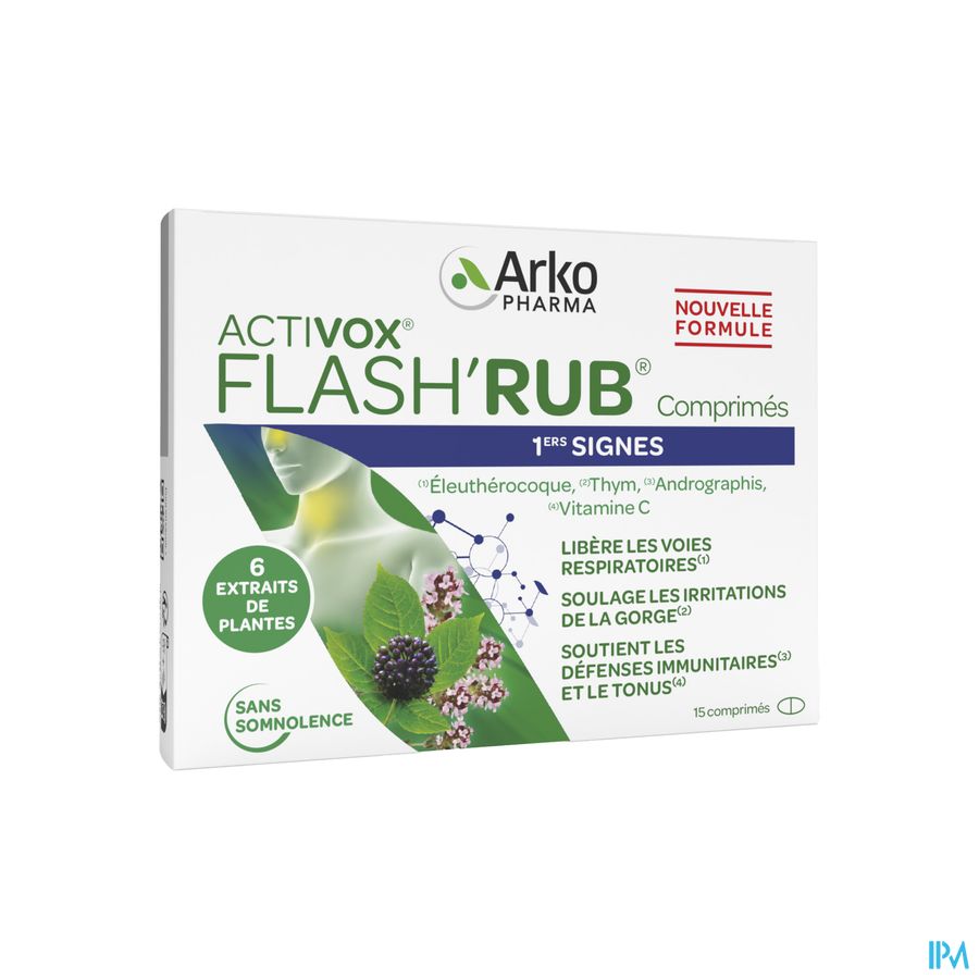ACTIVOX FLASH RUB CAPS 15