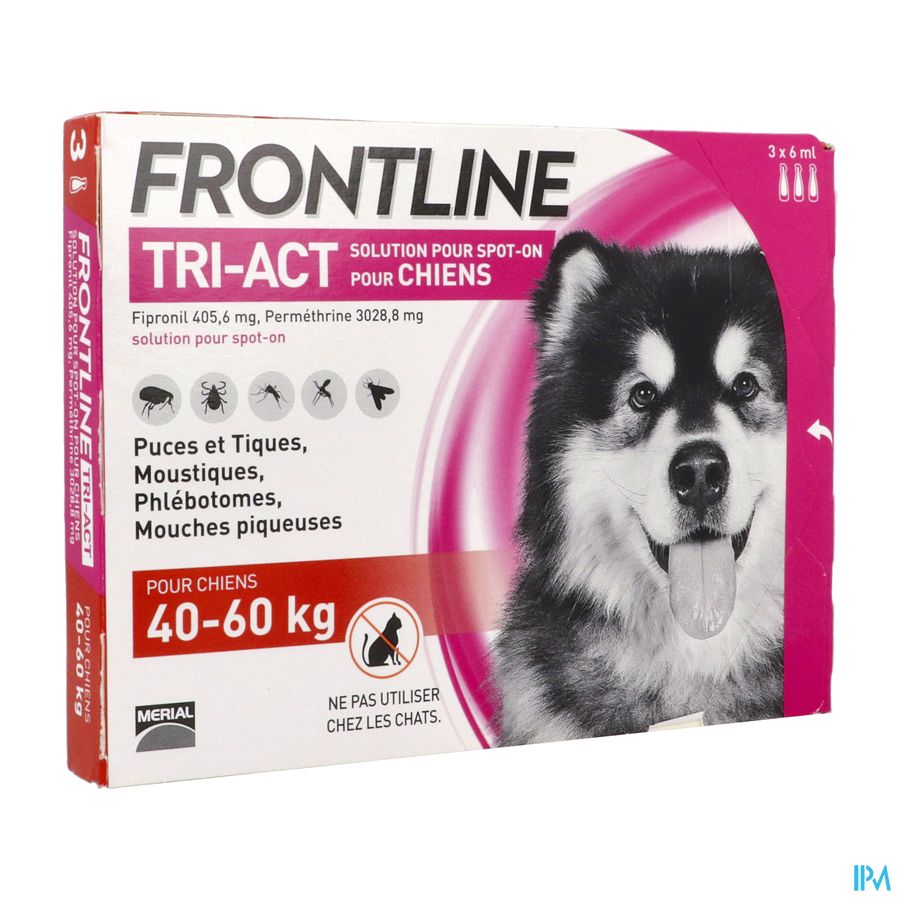 FRONTLINE TRI ACT CHIEN XL PIPET 3