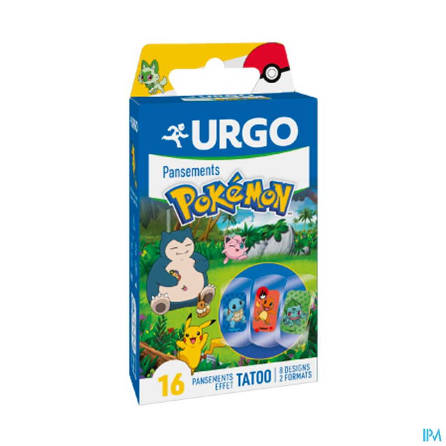 URGO PANS POKEMON TATOO 16