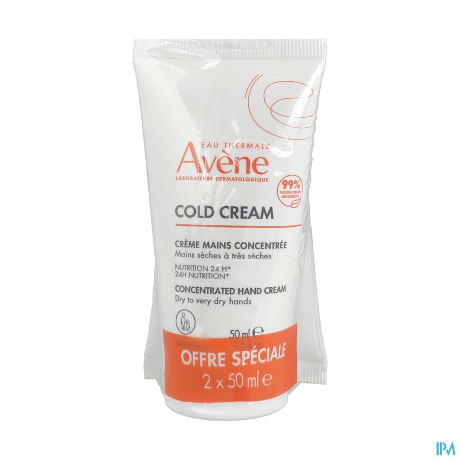 Eau Thermale Avene Cold Cream Mains Concentree 50ml X2