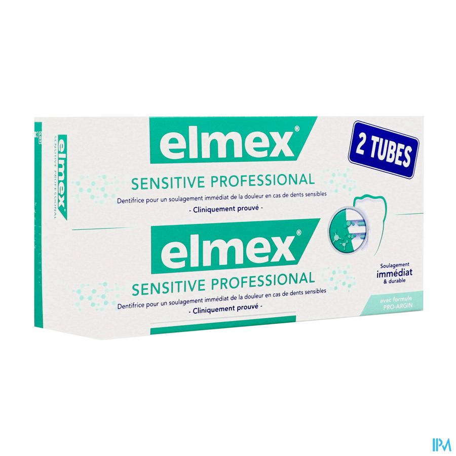 ELMEX DENT SENSITIV PRO 75ML X2