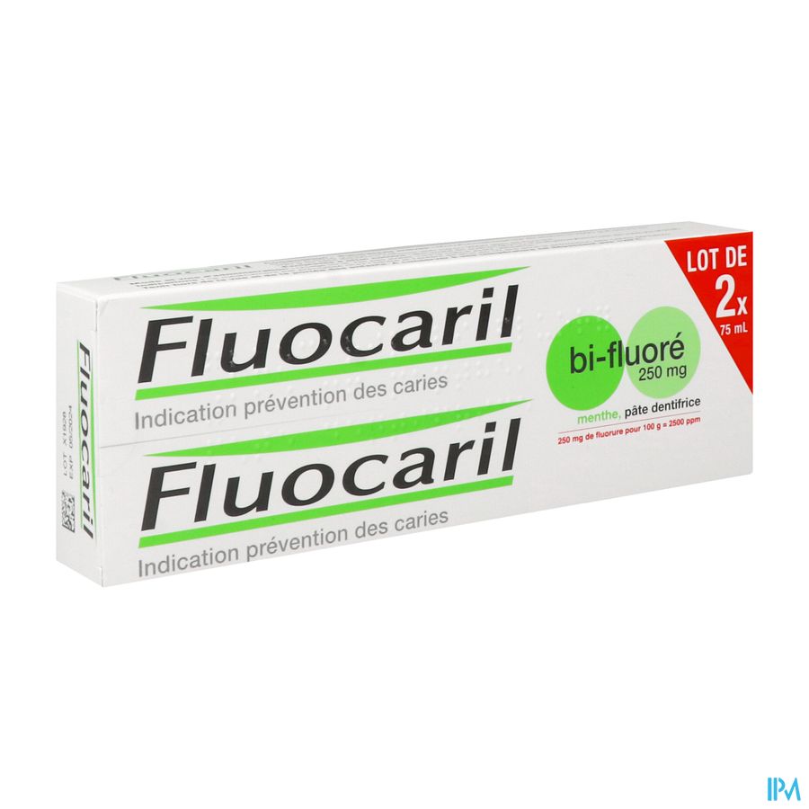 FLUOCARIL 250 BIF DENT MENTHE75ML2