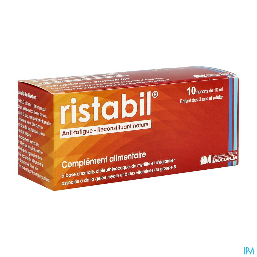 RISTABIL A/FATIGUE SOL BUV 10MLX10