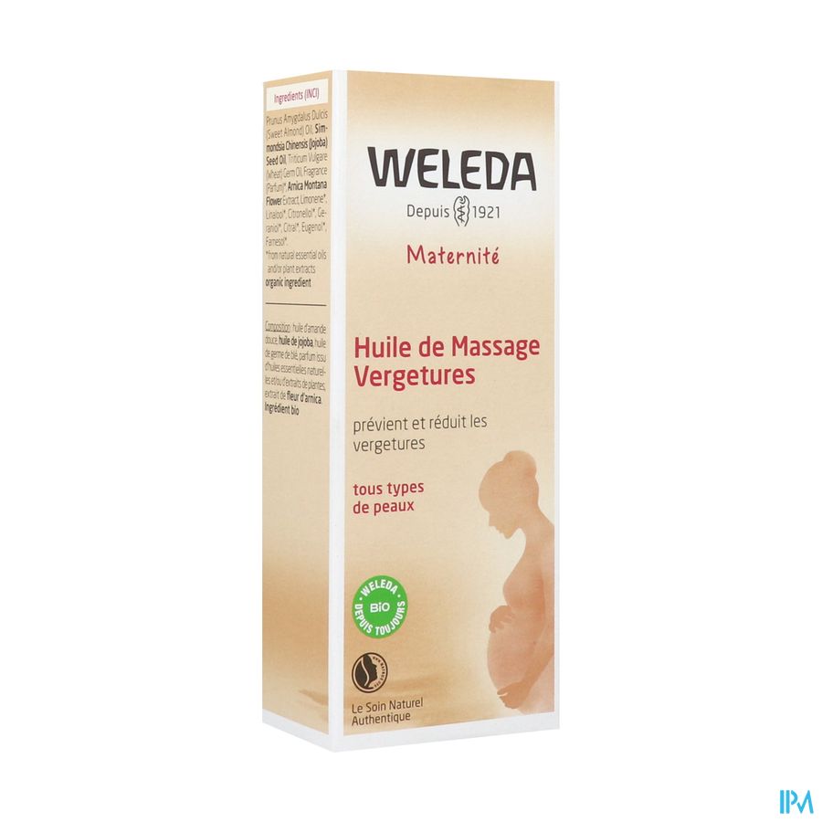 WELEDA HLE MASSAGE VERGETURE 100ML