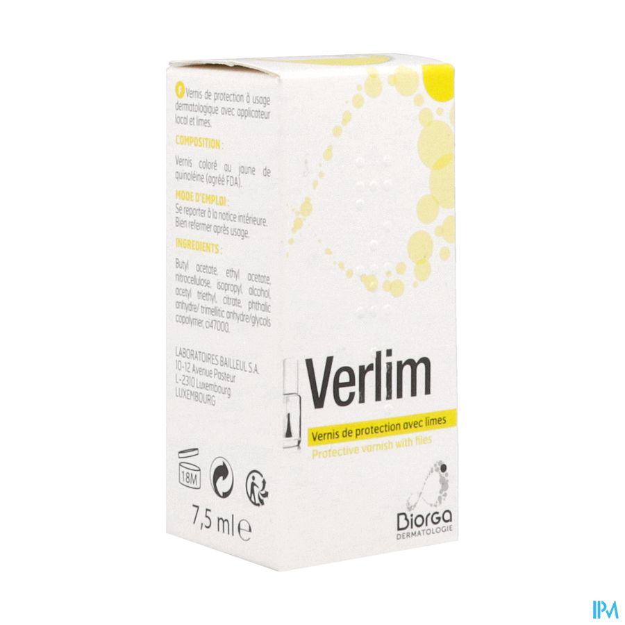 VERLIM 3 VERNIS PROTECTEUR7,5ML