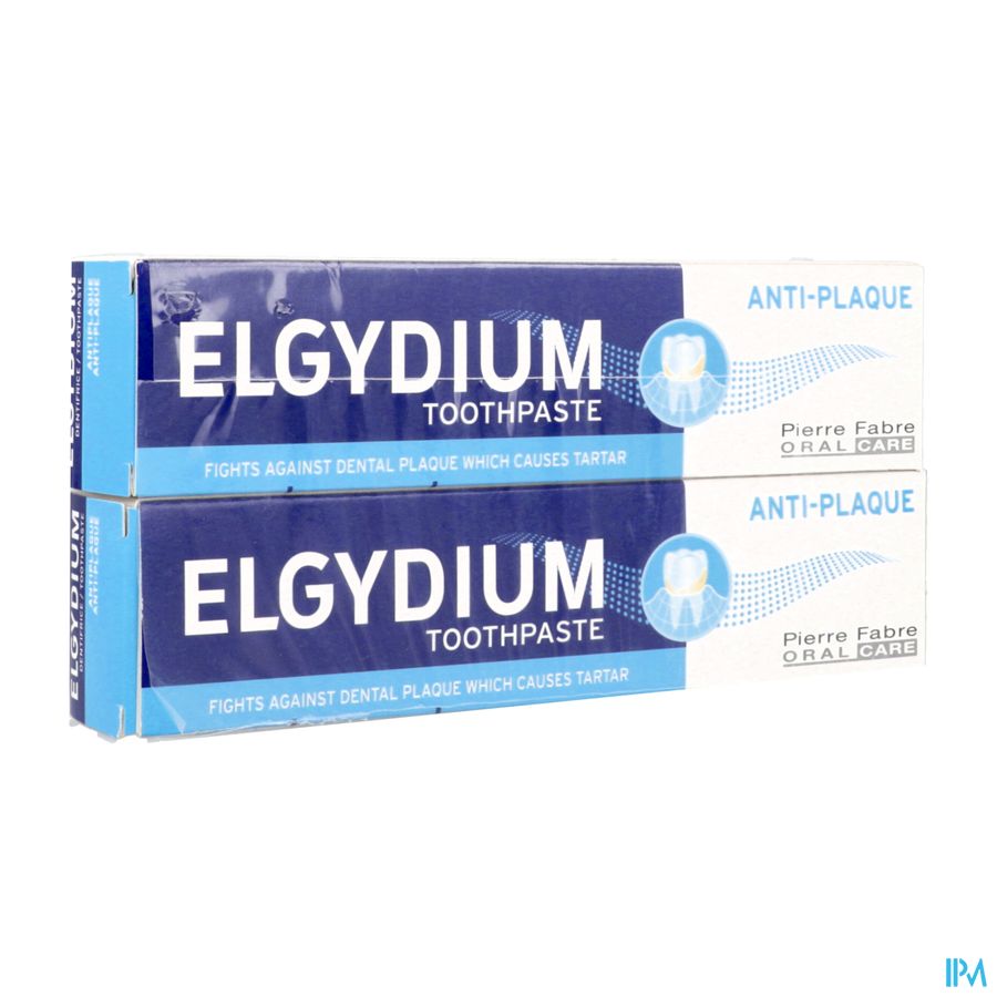 ELGYDIUM DENT ANTIPLAQ 75ML X2