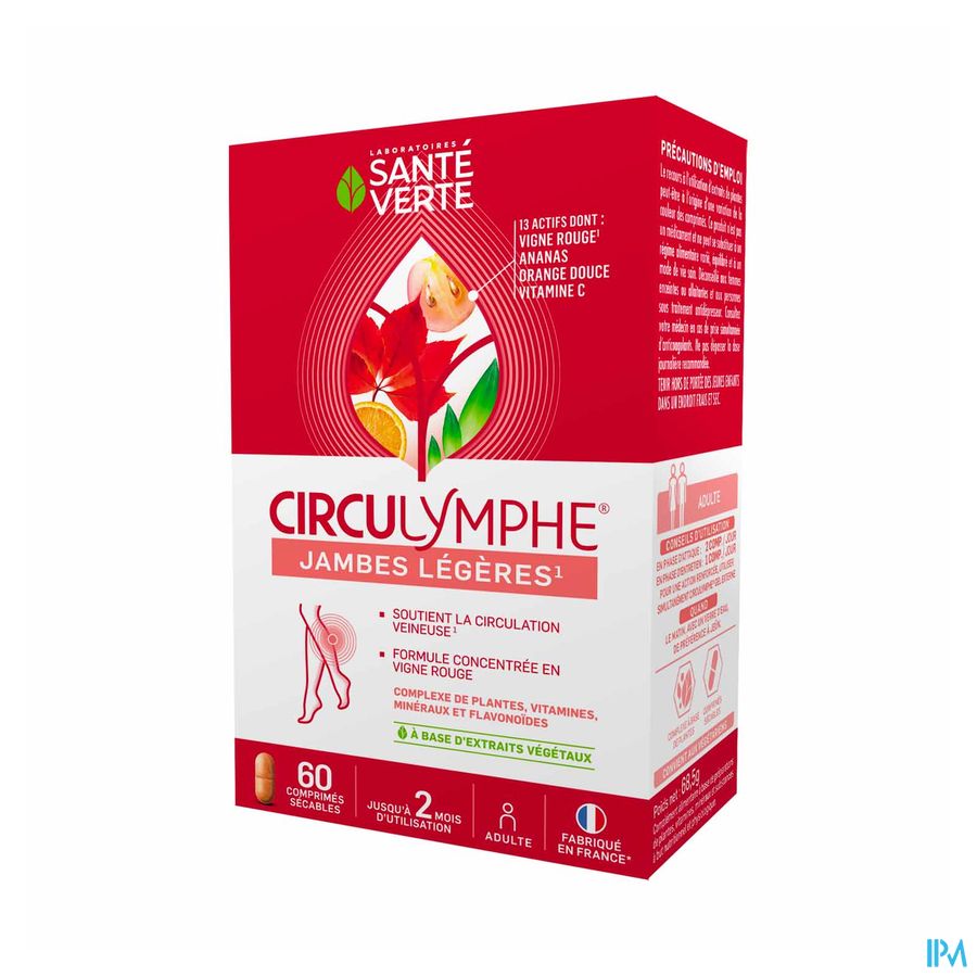 CIRCULYMPHE SANTE VERTE CPR60