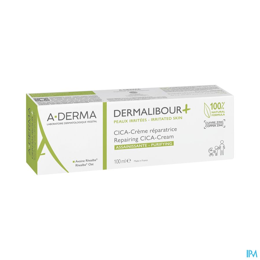 A-DERMA DERMALIBOUR+CICA CR REP100