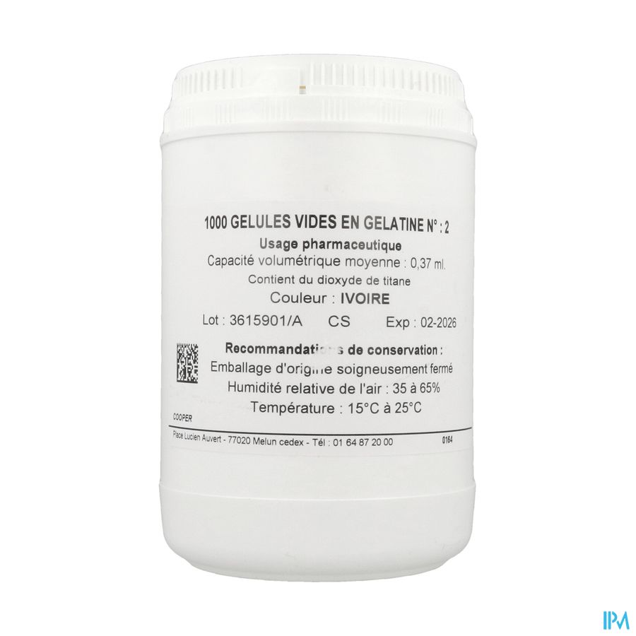 Cooper Lga Gelule Vide Opaque Ivoire 2 0ml37 1000