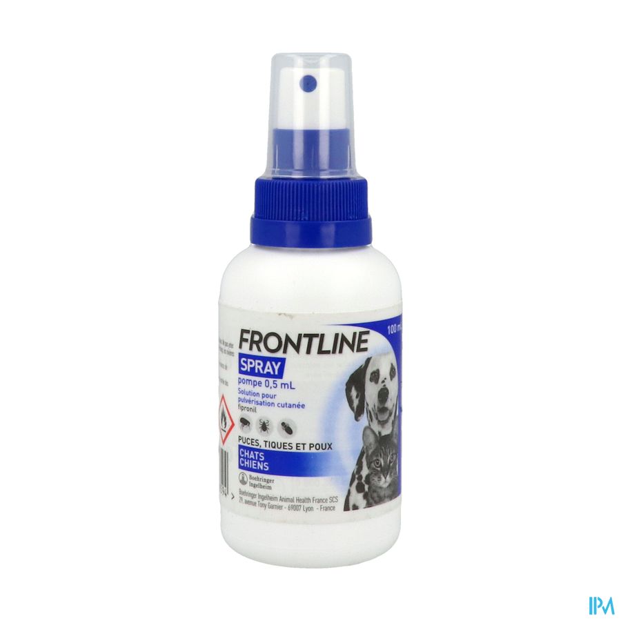 Boehringer Frontline Solution Externe Pompe Doseuse 0ml5 Spray 100ml