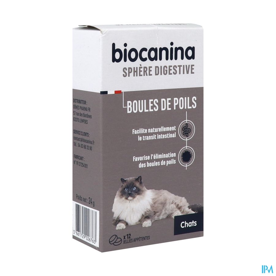 BIOCANINA BOUL POIL CHAT JELLIE 12