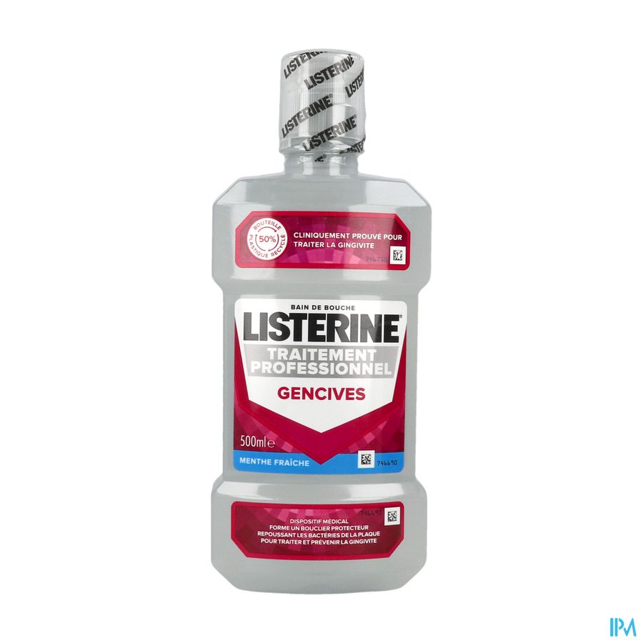 Listerine Protection Dents Gencives Bain De Bouche 500ml
