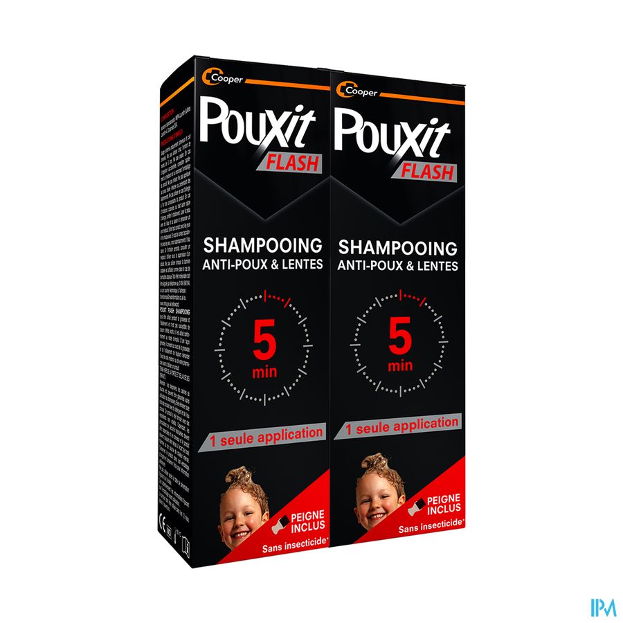 POUXIT FLASH SHAMPOOING 100MLX2