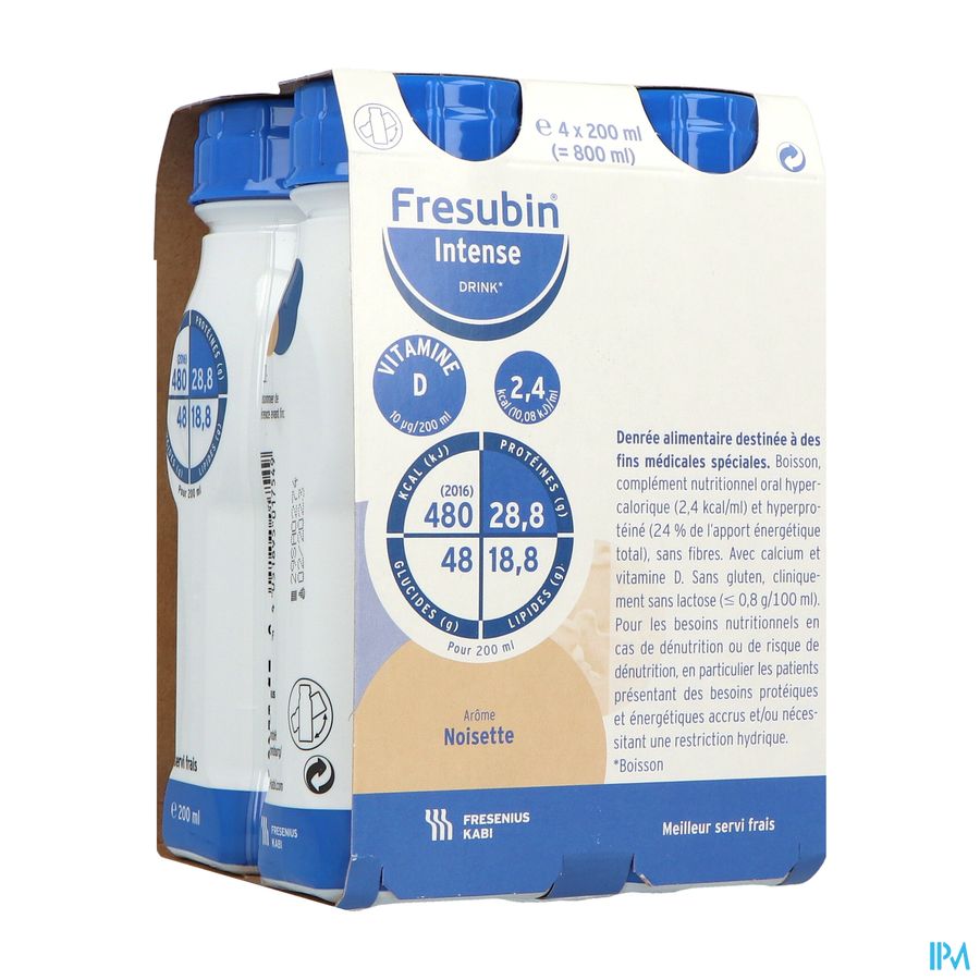 Fresubin Intense Drink Noisette 200ml X4