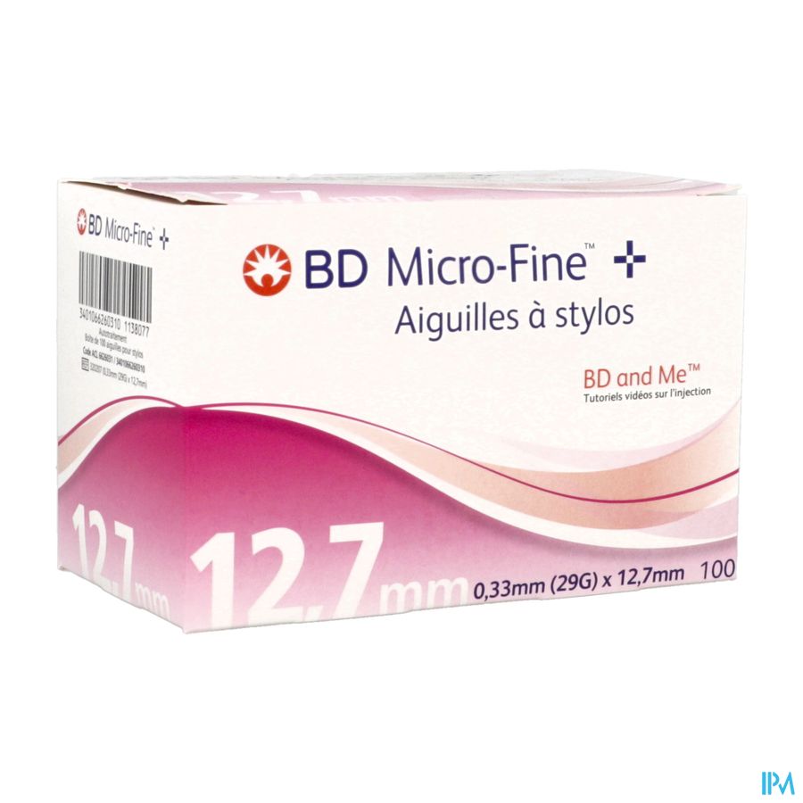BD MICRO-FINE+ 12,7MM 100