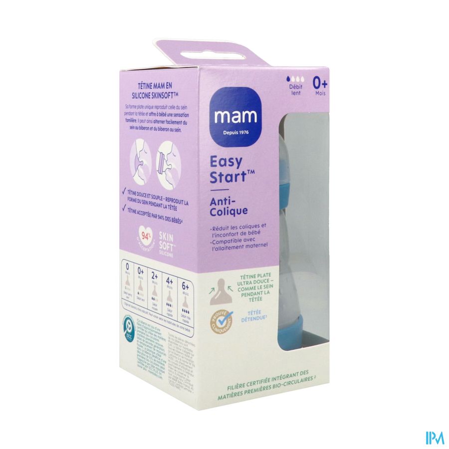 MAM BIB E ST A/COL OCEAN D1 160ML