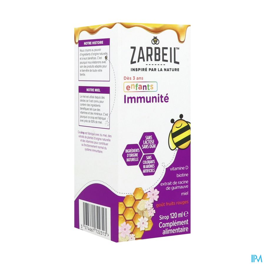 ZARBEIL SIROP ENFANT IMMUN 120ML