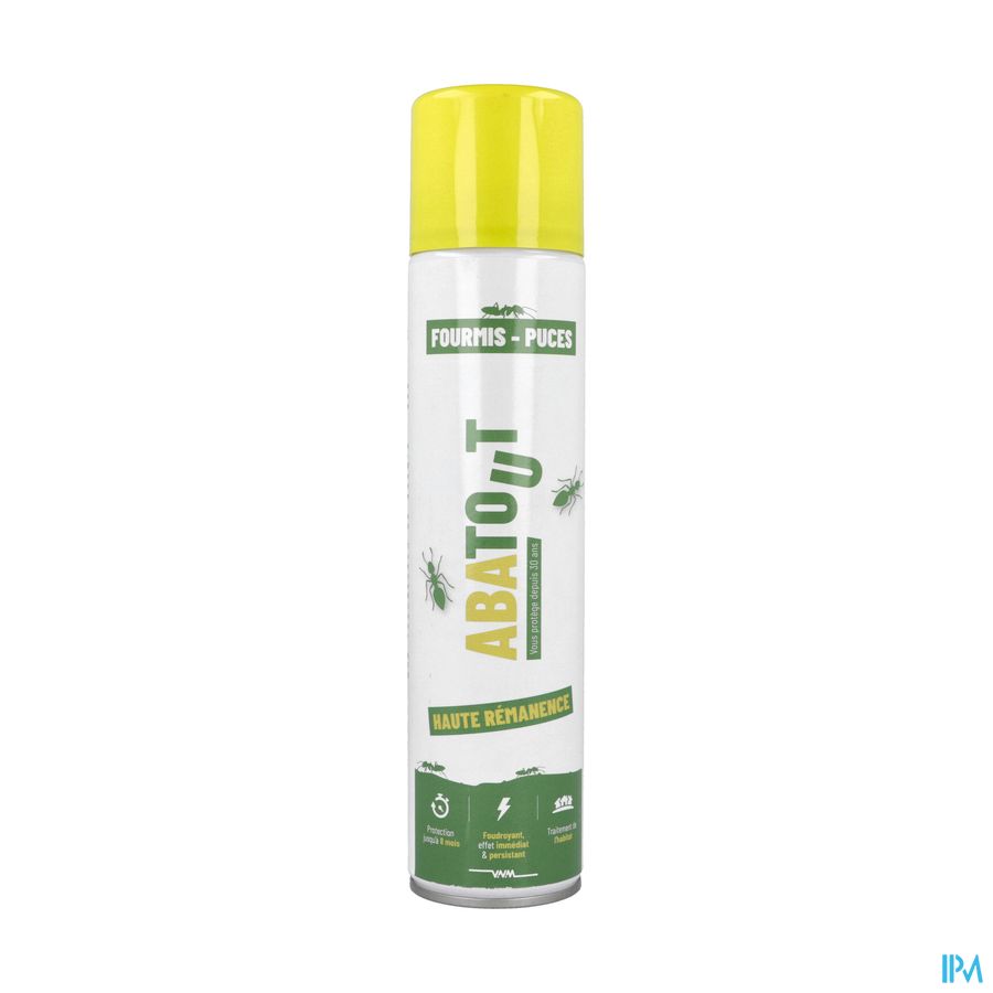 Abatout Laque Antifourmis Puces Spray 405ml