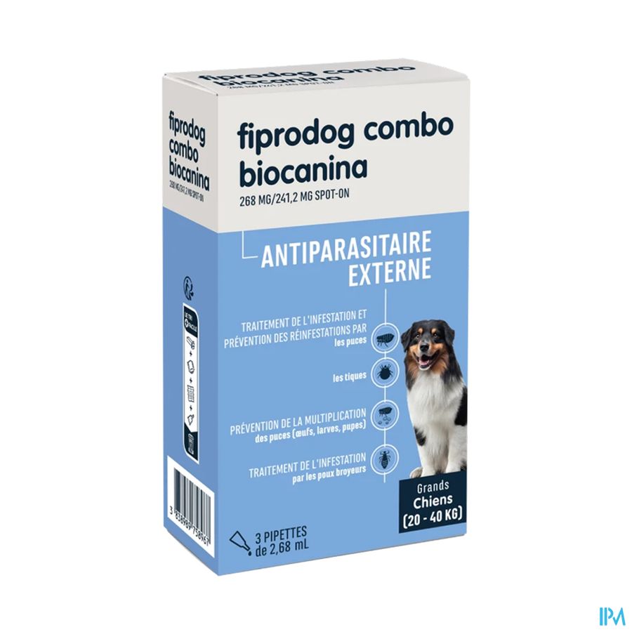 Biocanina Fiprodog Combo Grand Chien Pipettes 3