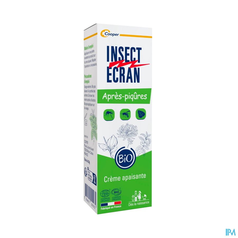 Cooper Insect Ecran Apres Piqures Naturel Creme Apaisante 30g