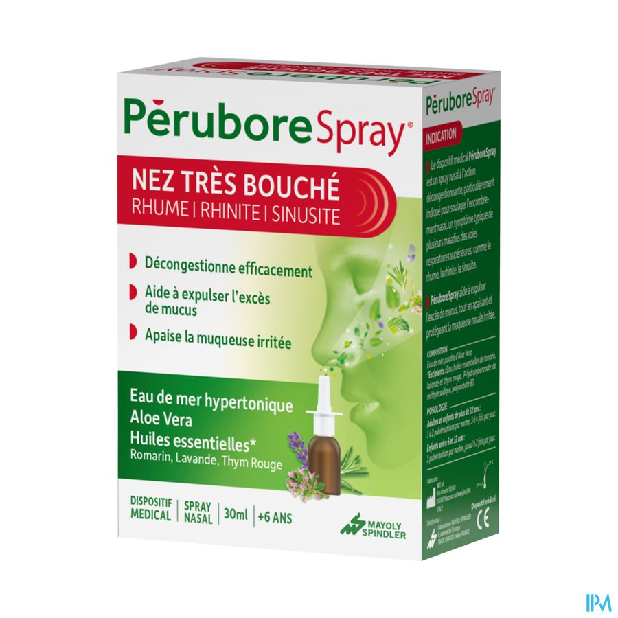 PERUBORESPRAY NEZ TRES BOUCHE 30ML