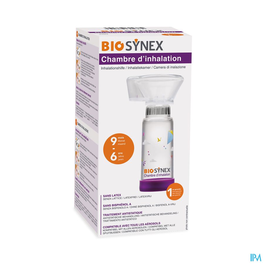 BIOSYNEX CH/INHAL ENF 9 MOIS-6ANS