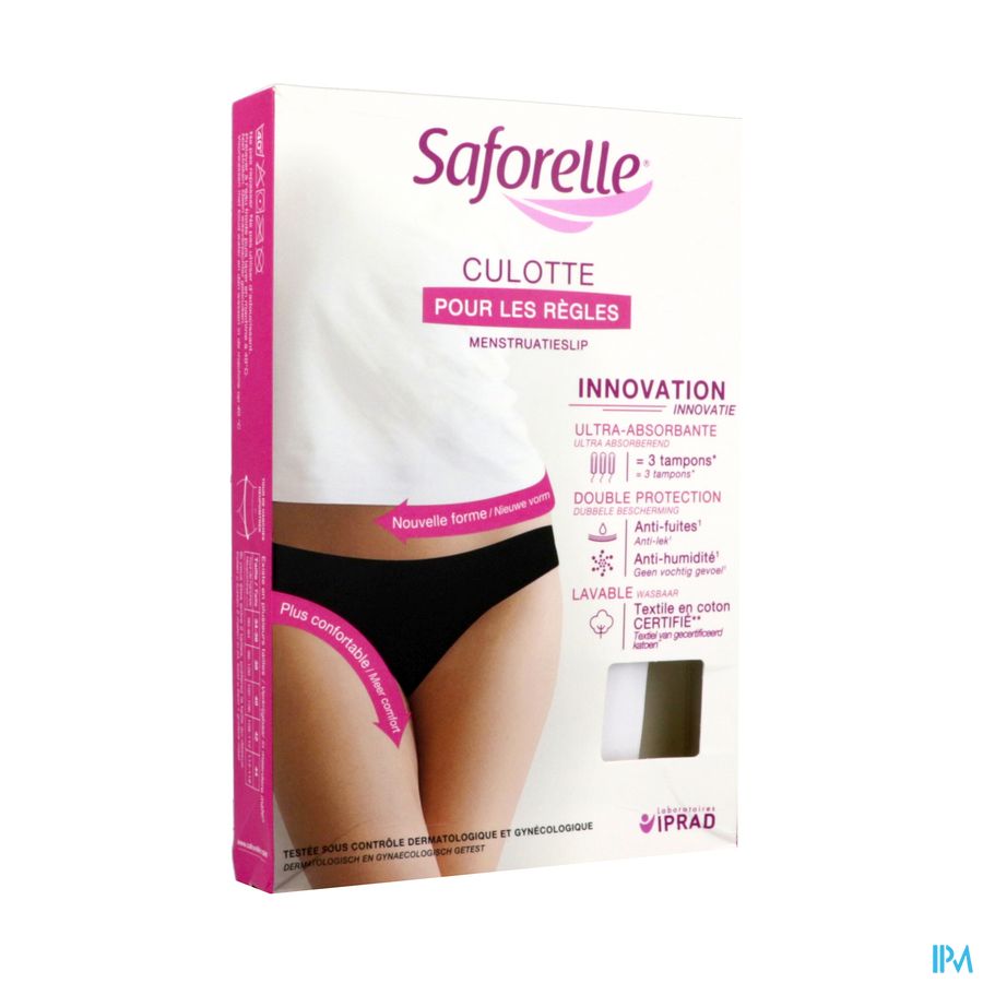 SAFORELLE CULOTTE ABSORB NOIR TS
