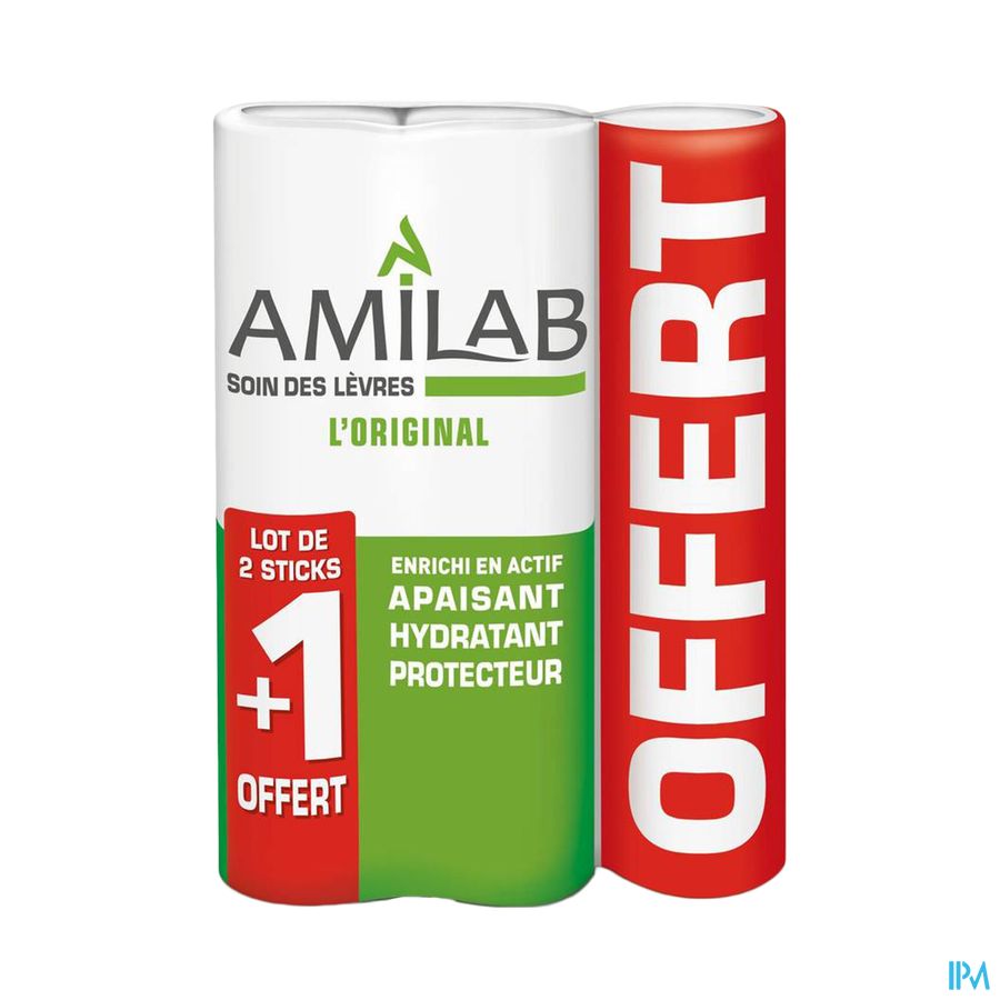 AMILAB STICK SOIN LEV 4,7G X3