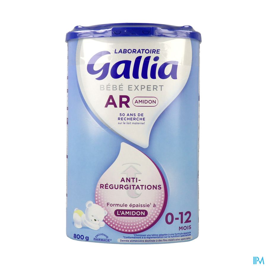 Gallia 1 Bebe Expert Ar Amidon Poudre 800g