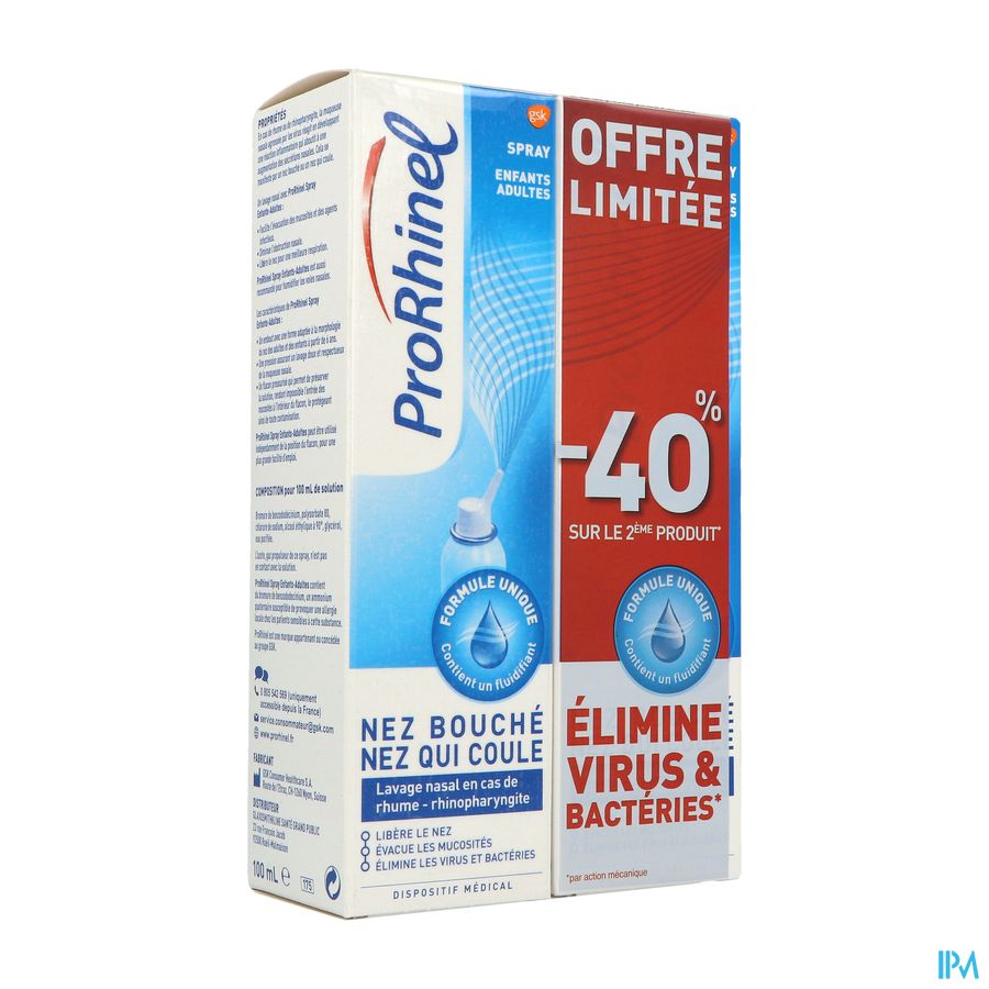 PRORHINEL SPR NAS AD 100ML X2