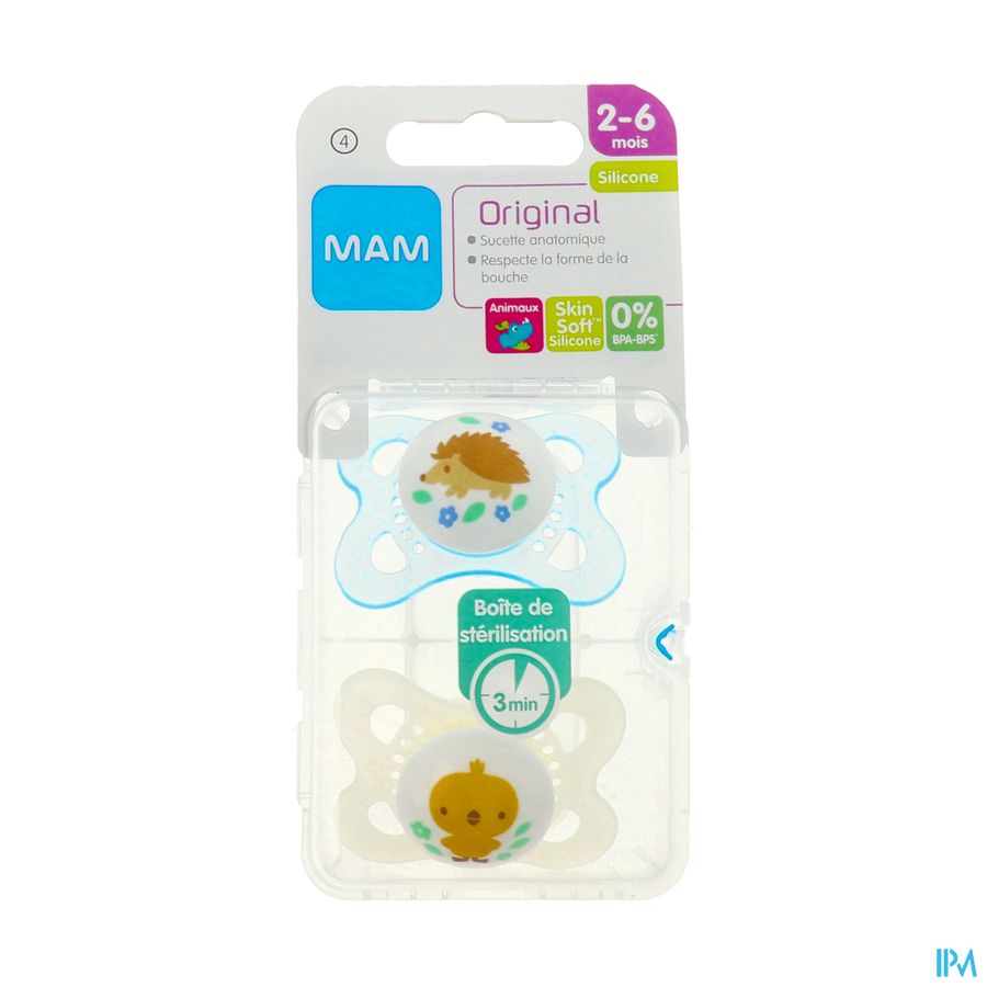 SUCET MAM ORIGIN ANIMAUX 2-6M X2