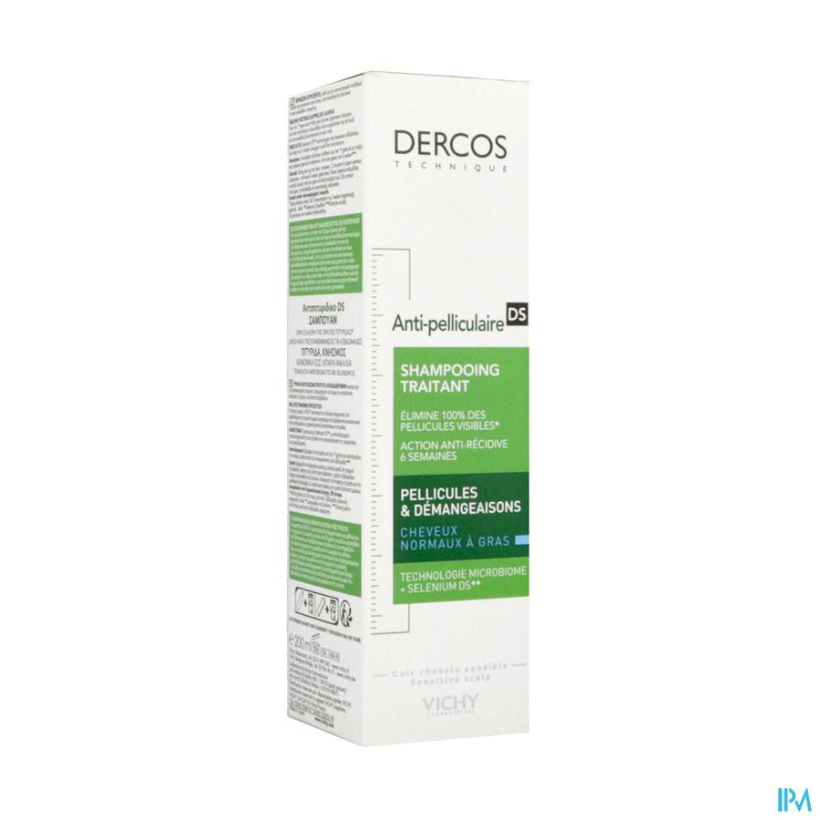 DERCOS DS SH A/PEL GRAS NORM 200ML
