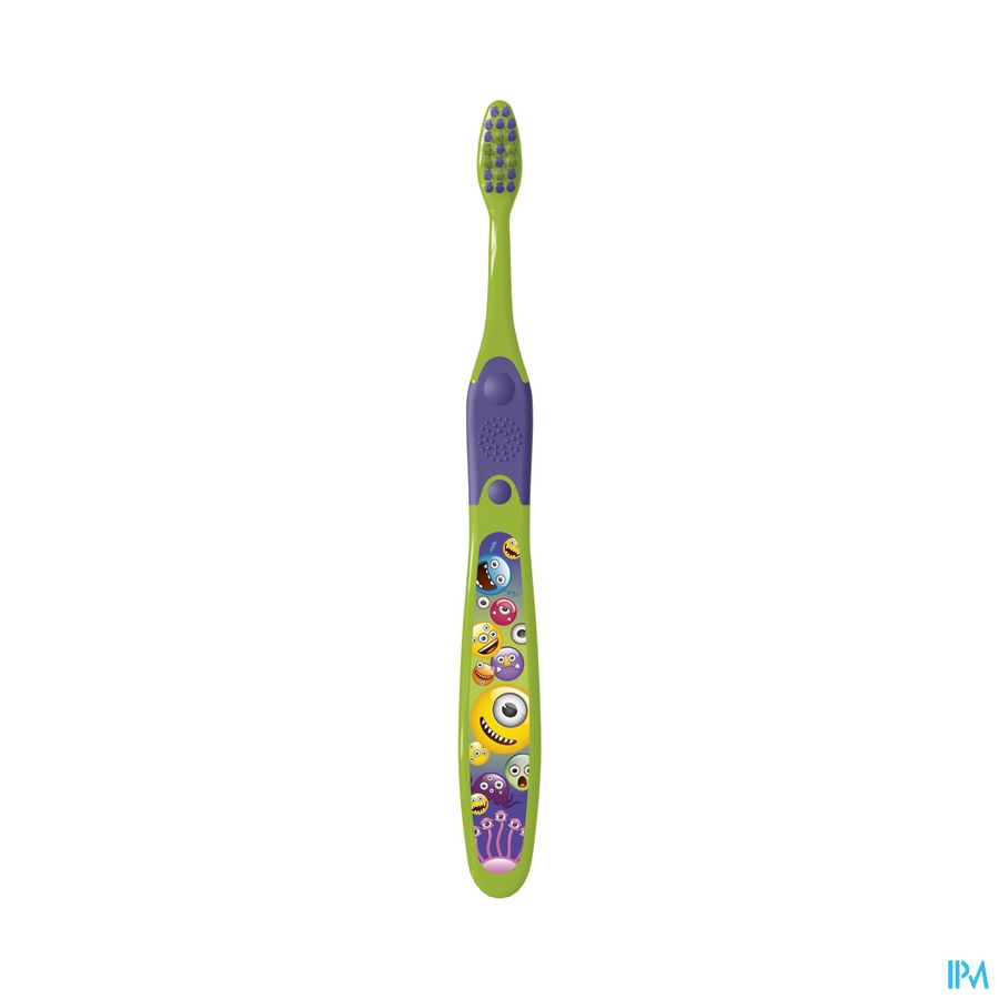 Elgydium Kids Brosse A Dents Emoji Monstres Kids Edition Limitee