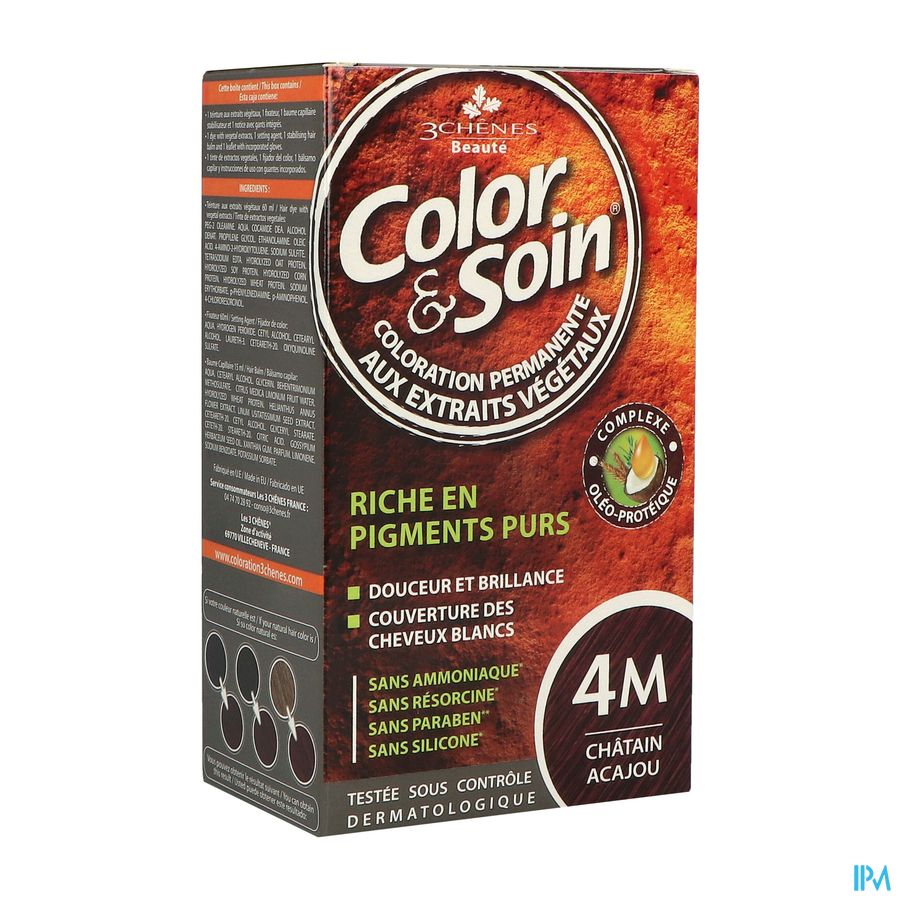 3 CHENES COLOR/SOIN CHAT ACAJOU 4M