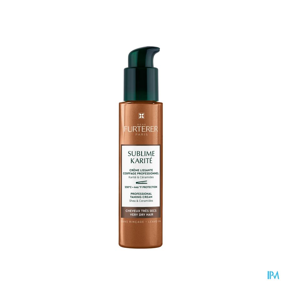 Rene Furterer Sublime Karite Creme Lissante Coiffage Professionnel 100ml