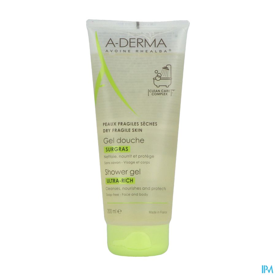 A-DERMA GEL DOUCH SURGRAS 200ML