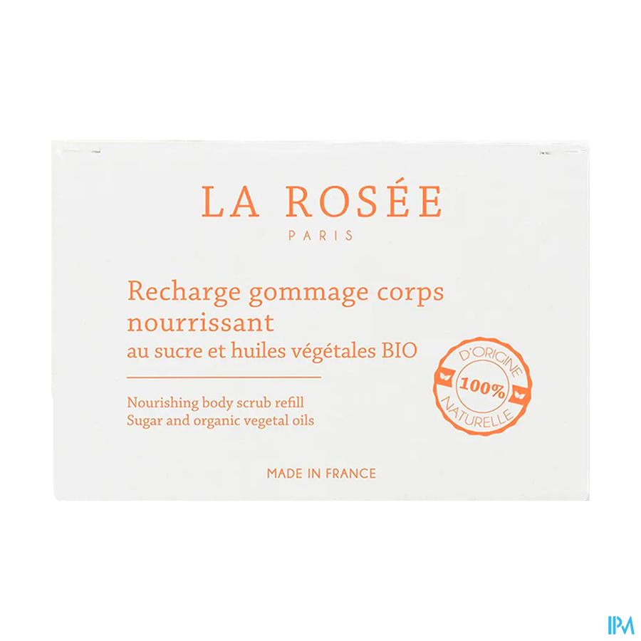 La Rosee Gommage Corps Nourrissant Au Sucre Et Aux Huiles Vegetale Bio Recharge 200g