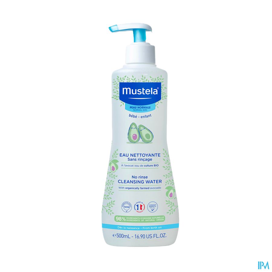 MUSTELA BB EAU NETT S/RINC PN500ML