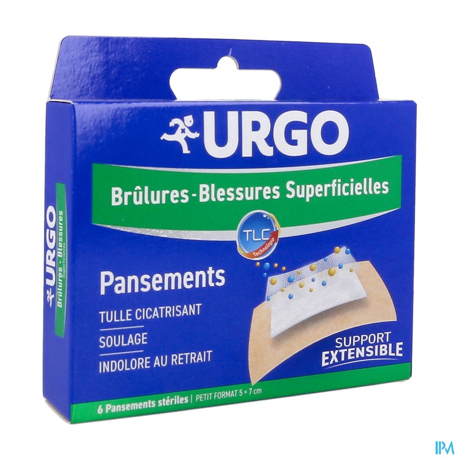 URGO BRULURES PANS PM 6