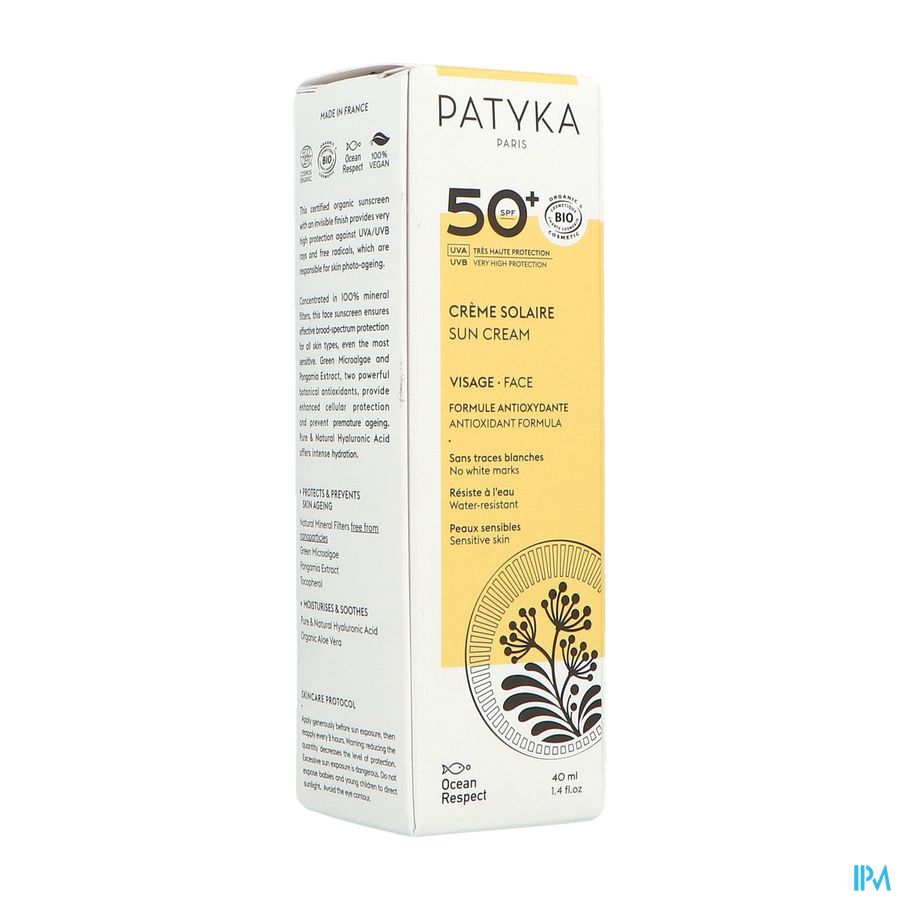 PATYKA SOL CR VISAGE SPF50+ 40ML