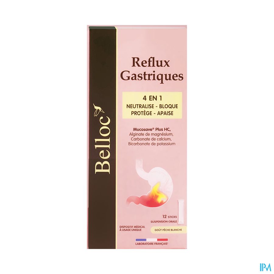 BELLOC REFLUX GASTRIQ STICK 12