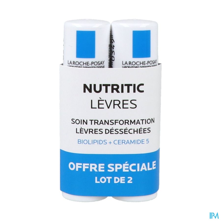 NUTRITIC SOIN LEVRE STICK 2X4,7ML