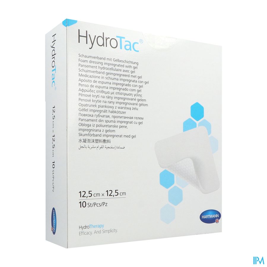 Hydrotac Non Adhesif Pansement 12cm5 X 12cm5 10