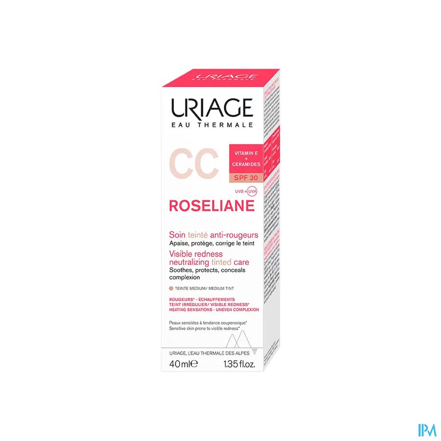 Uriage Roseliane Cc Cream Spf30 Creme Teintee 40ml