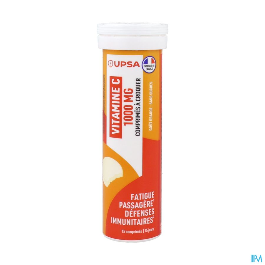 Upsa Vitamine C 1000mg Comprime A Croquer 15