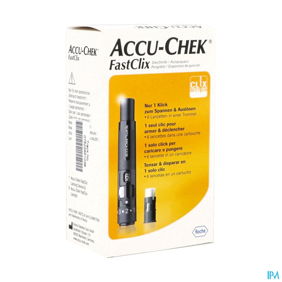Accu Chek Fastclix Stylo Autopiqueur
