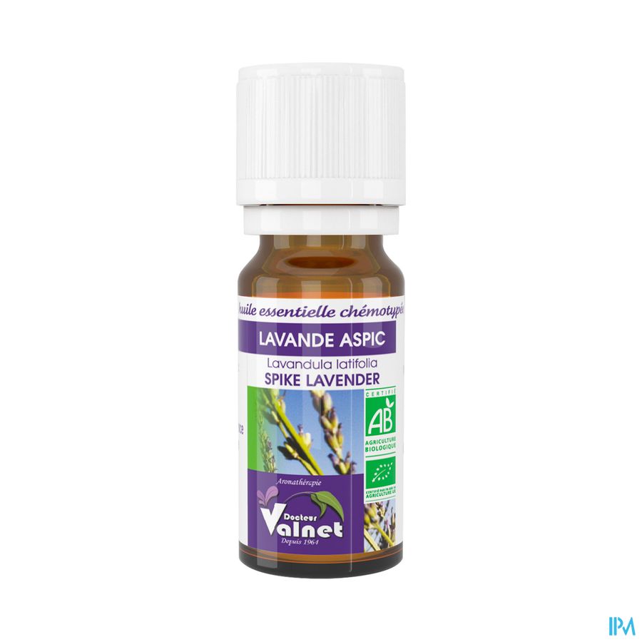 Valnet Huile Essentielle Lavande Aspic Bio 10ml