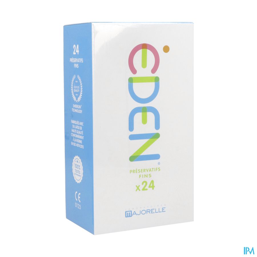 Eden Preservatif Latex Lubrifie Classique 24