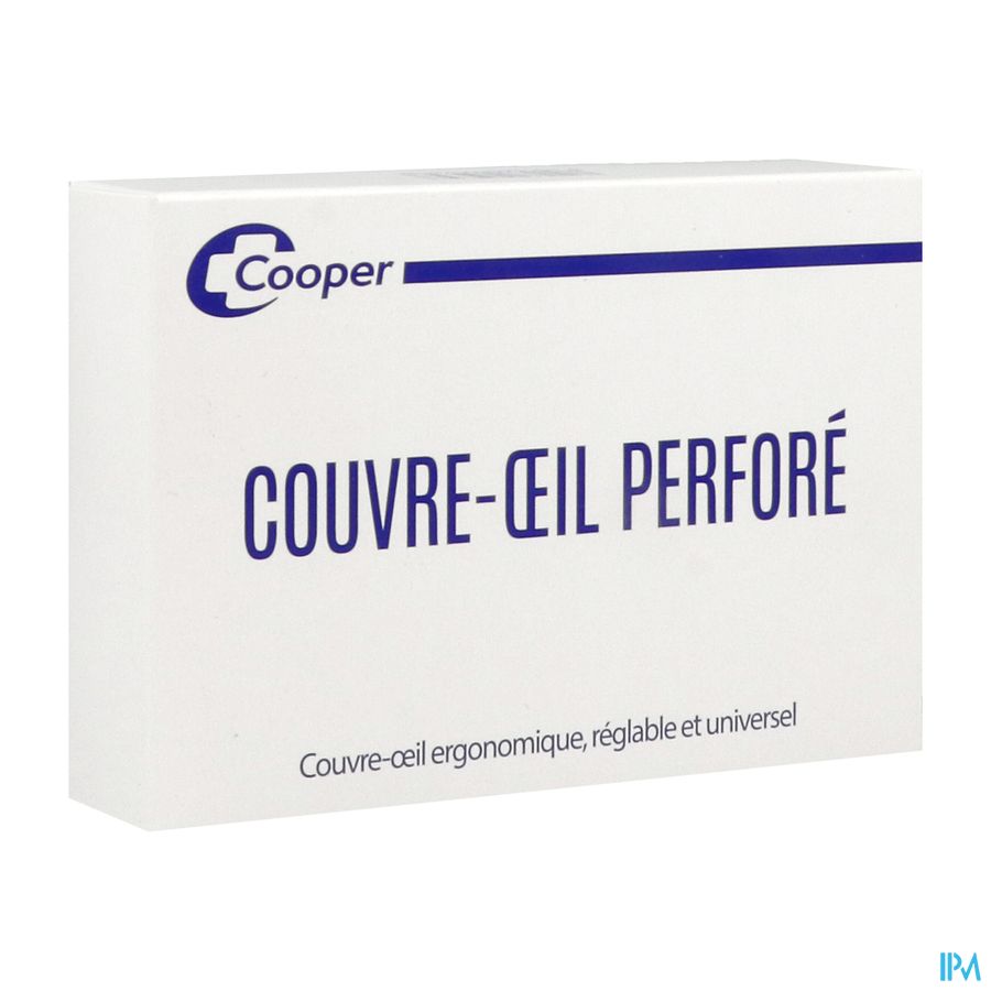 Pratic Couvre Oeil Perfore Rhodoid Plastique Blanc